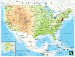 New Jersey, poloha státu – CoJeCo.cz (CC BY-SA 4.0)