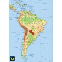 Paraguay, poloha státu – CoJeCo.cz (CC BY-SA 4.0)