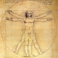 Leonardo da Vinci: Vitruviánský člověk (1492) – Janaka Dharmasena/Shutterstock