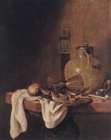 Abraham van Beyeren: Snídaně – Volné dílo
