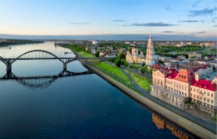 Řeka Volha, Rybinsk – Sergey Dzyuba/Shutterstock