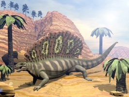Edaphosaurus (3D rkonstrukce) – Elenarts / Shutterstock