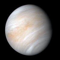 Venuše (kamerou sondy Mariner, 7.2.1974) – NASA/JPL-Caltech