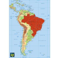 Brazílie, poloha státu – CoJeCo.cz (CC BY-SA 4.0)