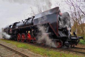 Parní lokomotiva 475.101, Mikulov – Miroslav Kresac / Shutterstock