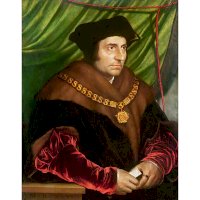 Thomas More, portrét od Hanse Holbeina ml. – Volné dílo