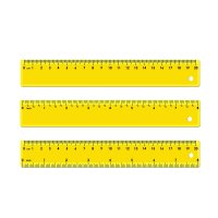 Pravítko v cm, palcích a kombinované – Ivsanmas / Shutterstock