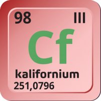Kalifornium – CoJeCo.cz (CC BY-SA 4.0)