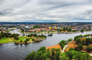 Řeka Glomma, Fredrikstad – Madrugada Verde/Shutterstock