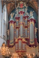 Celkový pohled na barokní chrámové varhany – Photo by Jan-Willem van Braak on Unsplash