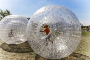 Zorbing – travelview / Shutterstock