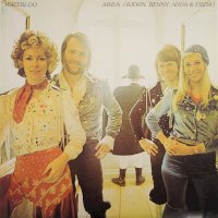 ABBA, obal LP Waterloo – Volné dílo