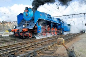 Parní lokomotiva 498.022, Praha (13.2.2018) – kaprik / Shutterstock